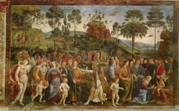 The Journey of Moses, c.1481-83 (fresco) | Obraz na stenu