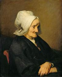 Portrait of the Widow Roumy (oil on canvas) | Obraz na stenu