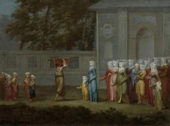 The First Day of School, c.1720-37 (oil on canvas) | Obraz na stenu