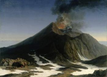 The Eruption of Etna (oil on canvas) | Obraz na stenu