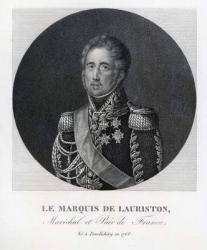 Jacques Law, Marquis de Lauriston (engraving) | Obraz na stenu