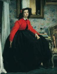 Portrait of Mlle. L.L. (Young Lady in a Red Jacket) 1864 (oil on canvas) | Obraz na stenu