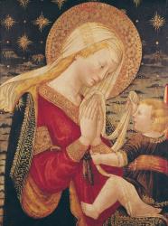 Virgin and Child (tempera on panel) | Obraz na stenu