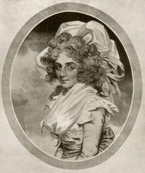 Sarah Siddons, engraved by Peltro W. Tomkins, from 'The Print-Collector's Handbook' by Alfred Whitman, published by George Bell & Sons, 1901 (litho) | Obraz na stenu
