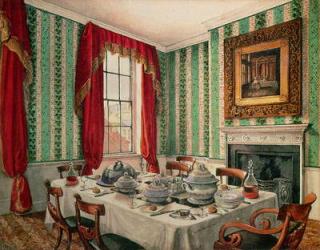 Our Dining Room at York, 1838 | Obraz na stenu