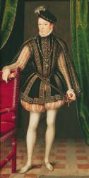 Portrait of Charles IX, 1560 (oil on panel) | Obraz na stenu