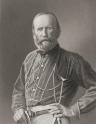 Giuseppe Garibaldi, 1883 (engraving) | Obraz na stenu