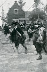 The Arrival of Stuyvesant in New Amsterdam, illustration from 'Colonies and Nation' by Woodrow Wilson, pub. in Harper's Magazine, 1901 (litho) | Obraz na stenu