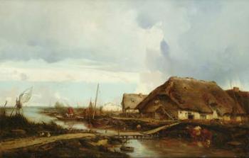Normandy shore, 1848 (oil on canvas) | Obraz na stenu