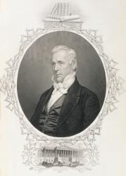 James Buchanan, from 'The History of the United States', Vol. II, by Charles Mackay (engraving) | Obraz na stenu