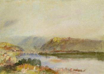 Givet from the North, c.1839 (gouache and w/c) | Obraz na stenu