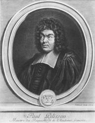 Portrait of Paul Pellisson (engraving) | Obraz na stenu