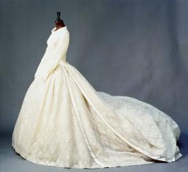 Wedding dress of Katharine Worsley, Duchess of Kent, 1961 | Obraz na stenu