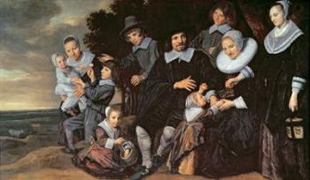 Family Group in a Landscape, c.1647-50 (oil on canvas) | Obraz na stenu