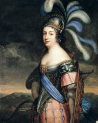 Anne de La Grange-Trianon (1632-1707) Countess of Palluau and Frontenac (oil on canvas) | Obraz na stenu