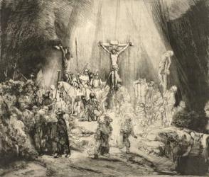 The Three Crosses, 1653 (etching) | Obraz na stenu