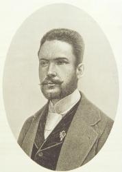 Ruben Dario (1867-1916) (engraving) | Obraz na stenu