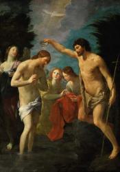 The Baptism of Christ, 1623 (oil on canvas) | Obraz na stenu
