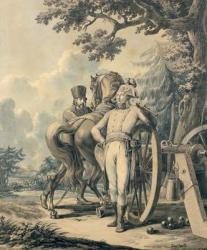 General Jean Victor Moreau (1763-1813) (pen & ink, gouache and w/c on paper) | Obraz na stenu