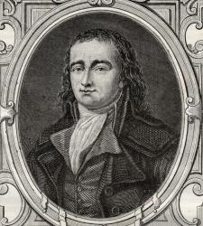 Pierre Gaspard Chaumette (1763-94) from 'Histoire de la Revolution Francaise' by Louis Blanc (1811-82) (engraving) | Obraz na stenu