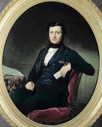 Portrait of Baron Weisweiller, 1853 (oil on canvas) | Obraz na stenu