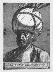 Suleiman the Magnificent, 1557 (engraving) | Obraz na stenu