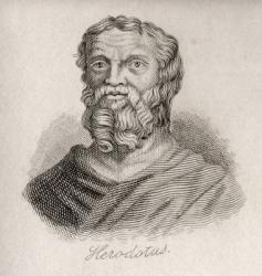 Herodotus of Halicarnassus (engraving) | Obraz na stenu