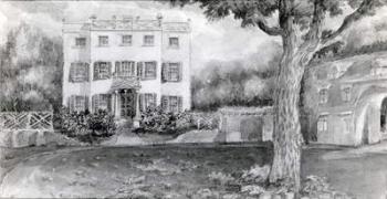 Hale House or Cromwell House (w/c on paper) | Obraz na stenu