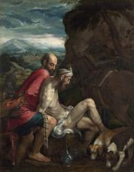 The Good Samaritan, c.1550-70 (oil on canvas) | Obraz na stenu
