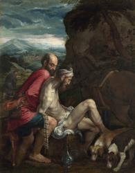 The Good Samaritan, c.1550-70 (oil on canvas) | Obraz na stenu