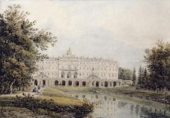 View of the Great Palace of Strelna near St. Petersburg, 1841 (w/c on paper) | Obraz na stenu