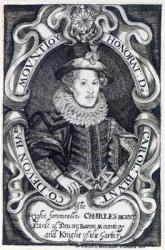 Charles Blount, 8th Baron Mountjoy (engraving) | Obraz na stenu