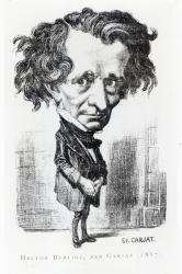 Hector Berlioz (engraving) | Obraz na stenu