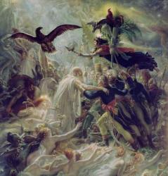 The Apotheosis of the French Heros Who Died for Their Country During the War for Freedom, 1800-1802 (oil on canvas) | Obraz na stenu
