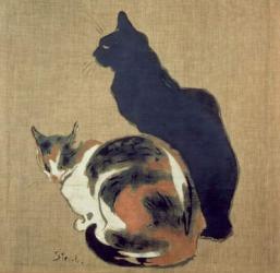 Two Cats, 1894 (oil on canvas) | Obraz na stenu