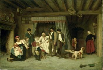 The Final Warning, 1886 (oil on mahogany panel) | Obraz na stenu