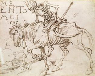 Death Riding, 1505 (charcoal on paper) | Obraz na stenu