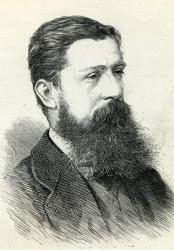 Alfred Pizzey Newton (1830-83) from the 'Illustrated London news' 1883 (engraving) | Obraz na stenu