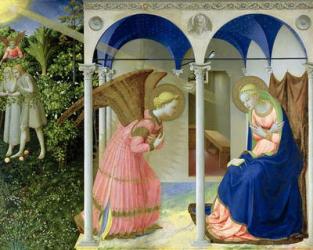 The Annunciation, c.1430-32 (tempera and gold on panel) | Obraz na stenu