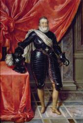 Henry IV, King of France, in armour, c.1610 (oil on canvas) | Obraz na stenu