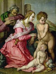 The Holy Family (oil on canvas) | Obraz na stenu