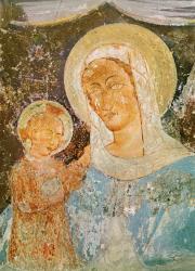 Virgin and Child (fresco) | Obraz na stenu