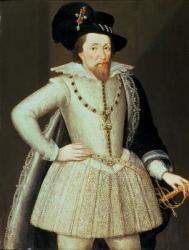 James I, half-length portrait | Obraz na stenu