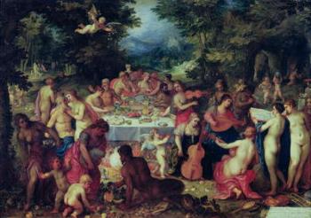 The Banquet of the Gods (oil on canvas) | Obraz na stenu