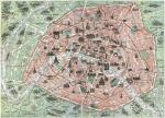 [1920 tourist pocket map of Paris]