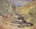 [A Road in St. Remy with Female Figures, 1889 (oil on canvas)]